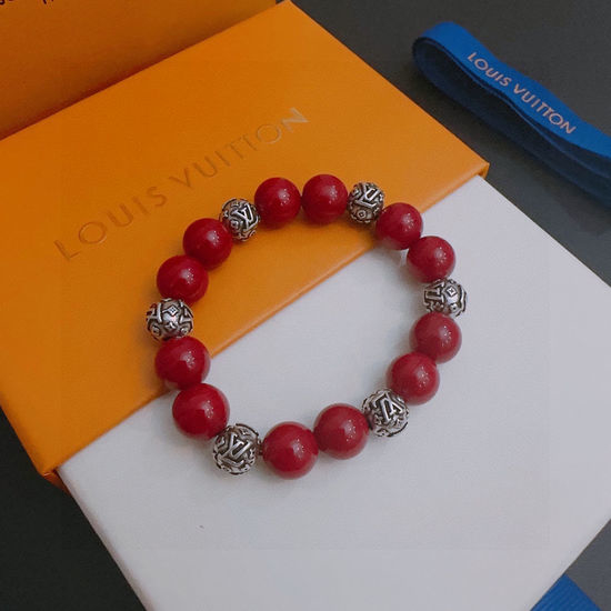Louis Vuitton LV Vintage Multi Element Agate Bracelet