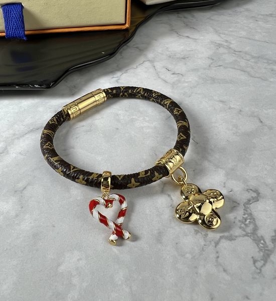 Louis Vuitton LV Canvas Rope Decorative Charm Bracelet