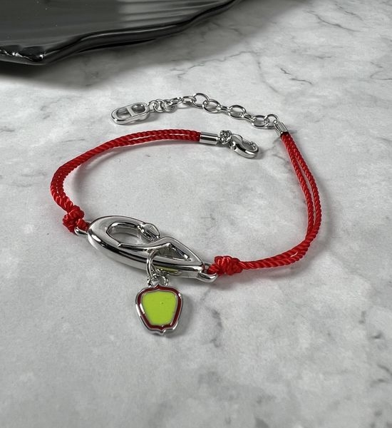Christian Dior CD Snake Element Red String Bracelet