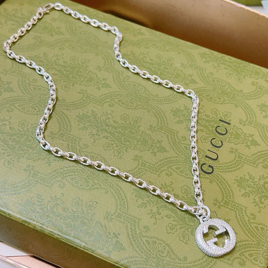 Gucci Vintage Full Diamond Adjustable Necklace
