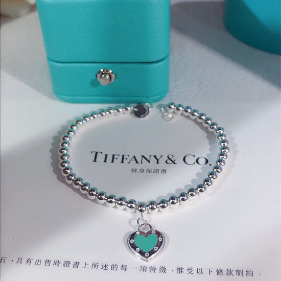 Tiffany & Co. Sterling Silver Heart Bracelet