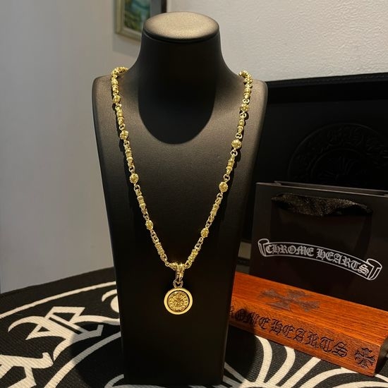 Chrome Hearts Classic Vintage Cross Pendant Necklace