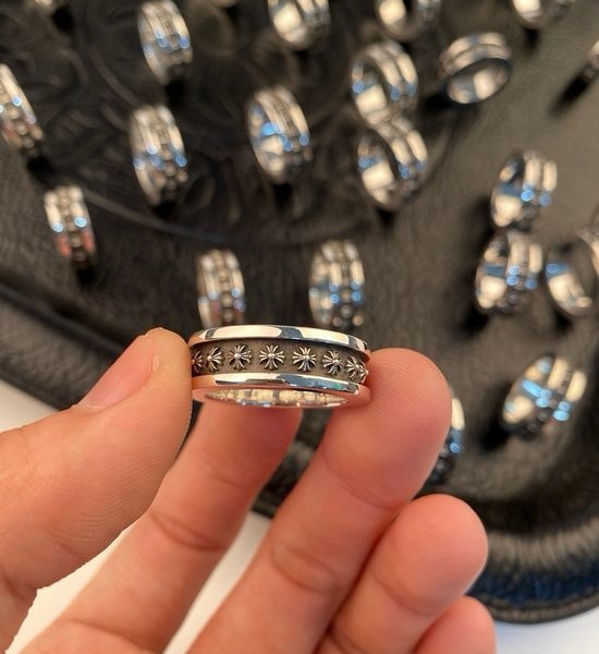 Chrome Hearts Vintage Retro Ring Punk Style Accessory