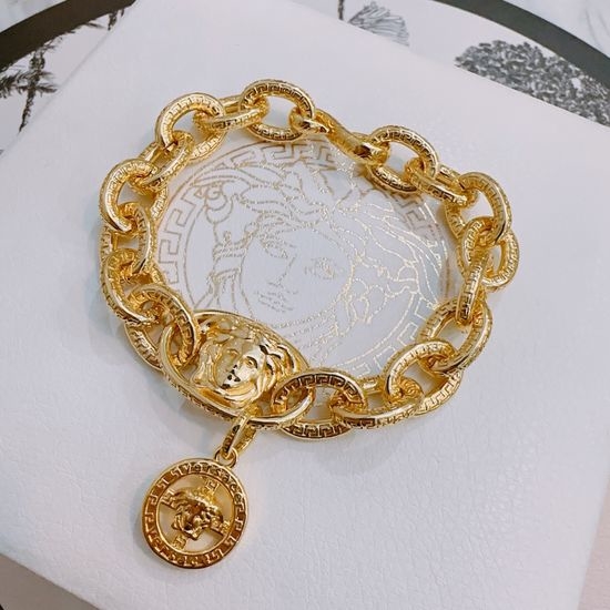 Versace Vintage Medallion Statement Chain Bracelet