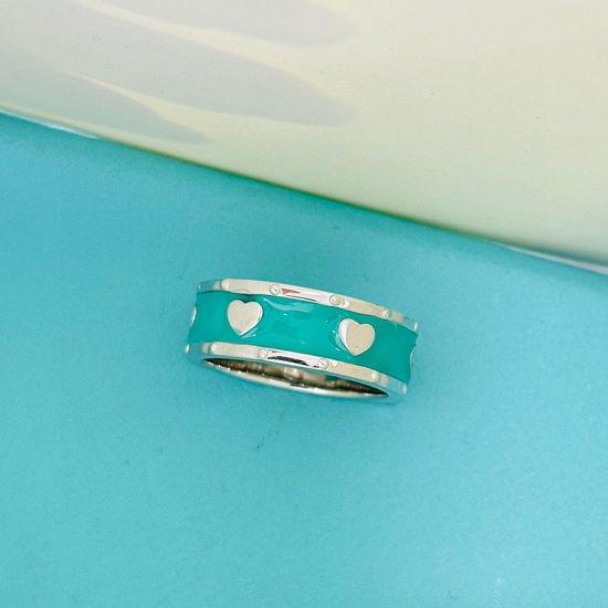 Tiffany & Co. Classic Enamel Heart-shaped Ring