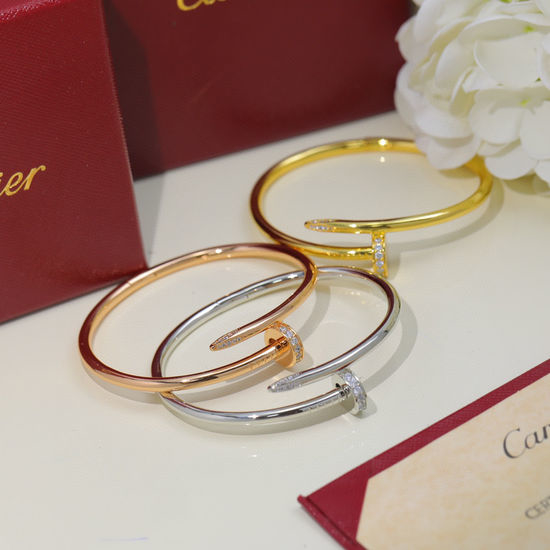 Cartier Diamond Nail Shape Bracelet