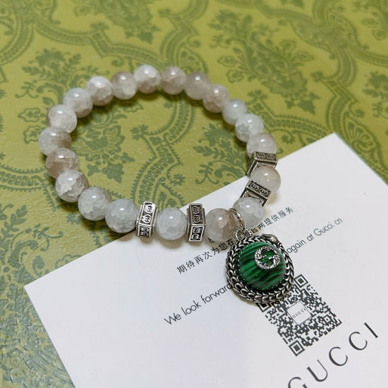 Gucci Crystal Beaded Bracelet Vintage Design