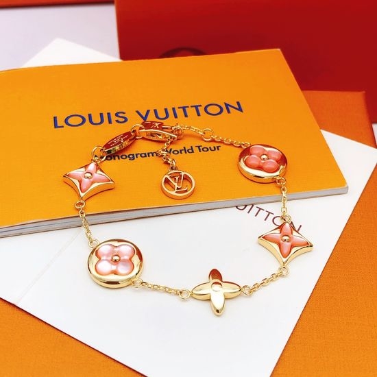 Louis Vuitton LV Pink Mother-of-Pearl Bracelet