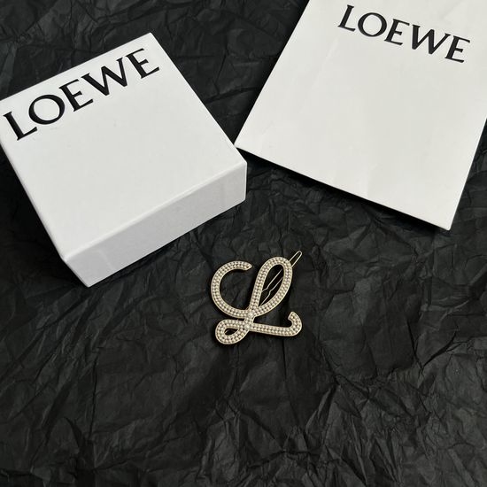 Loewe Classic All-match Brass Hair Clip