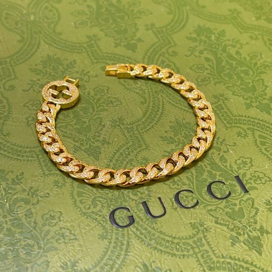 Gucci Classic Pave Diamond Bracelet