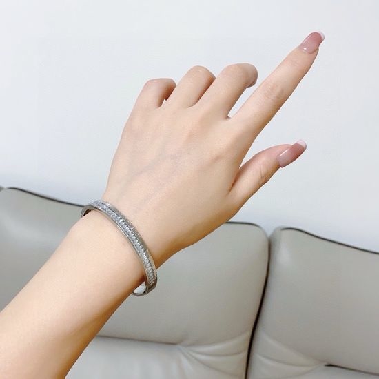 Louis Vuitton LV Dainty Full Crystal Bangle Delicate Jewelry