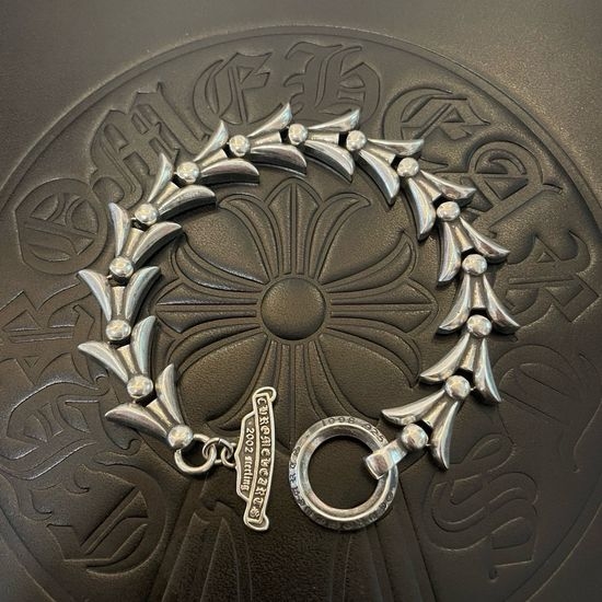 Chrome Hearts Vintage Pattern Cross Bracelet