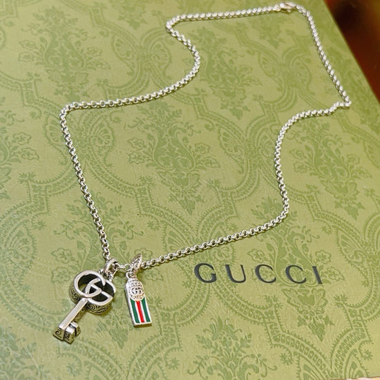 Gucci Vintage Distressed Classic Chain Necklace