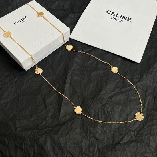 Celine Minimalist Fashion Waist Chain Necklace