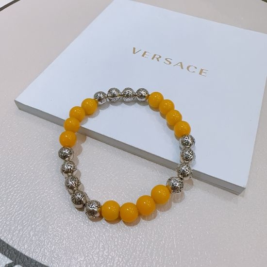 Versace Agate Crystal Vintage Style Bracelet