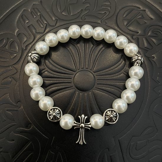 Chrome Hearts Vintage Multi-element Pearl Beaded Bracelet