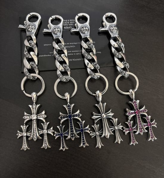 Chrome Hearts Vintage Cross Keychain Bag Charm