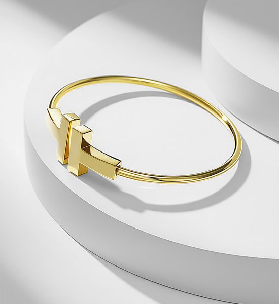 Tiffany & Co. Double T Stackable Bangle