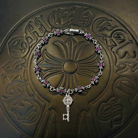 Chrome Hearts Vintage Cross Bracelet with Pendant