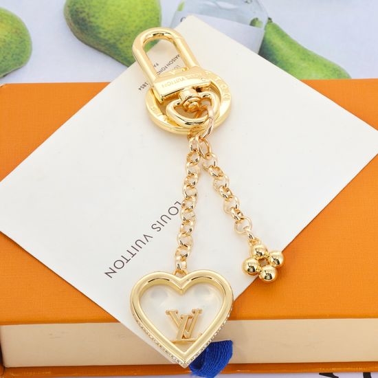 Louis Vuitton LV Heart Shaped Versatile Key Chain