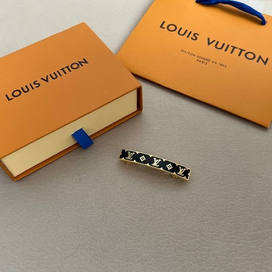 Louis Vuitton LV Vintage Unique Hair Clip Retro Fashion Accessory