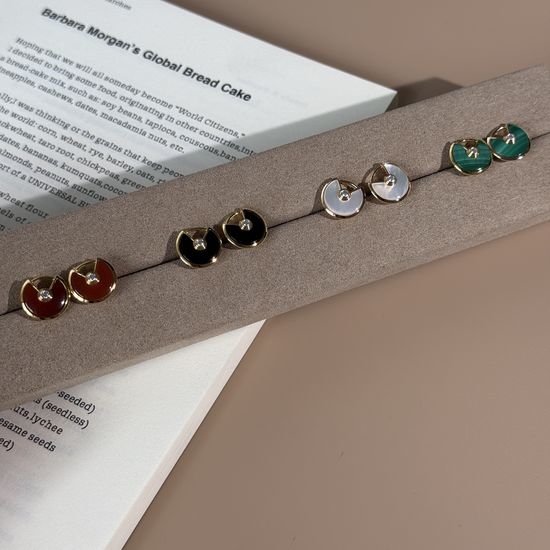 Cartier Natural Stone Stud Earrings