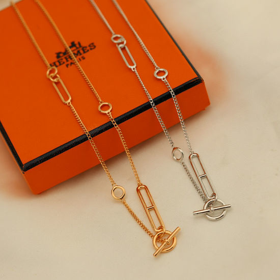 Hermes Classic Pig Nose Shape Pendant Necklace