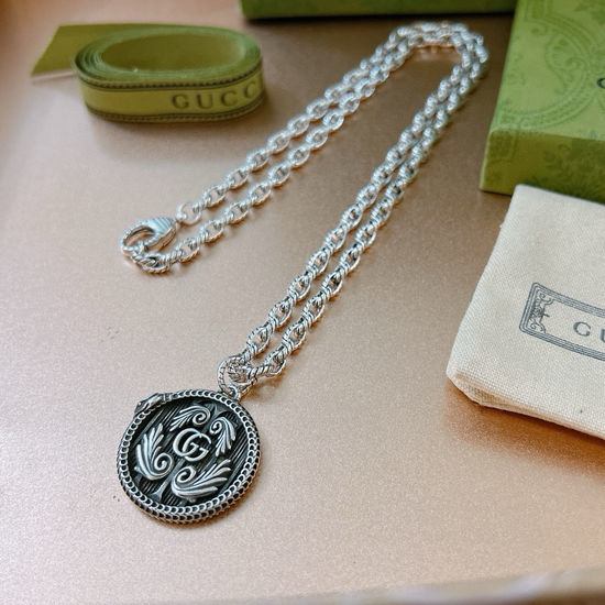 Gucci Vintage Finished Adjustable Chain Necklace