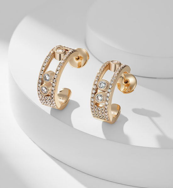 Messika Dancing Diamond White Gold Earrings
