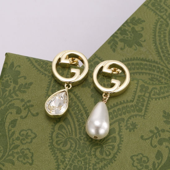 Gucci Asymmetric Shiny Delicate Earrings