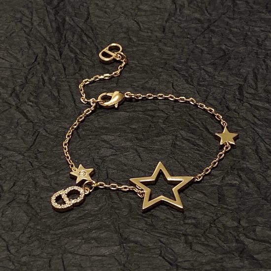 Christian Dior CD Dior Star Diamond Adjustable Bracelet