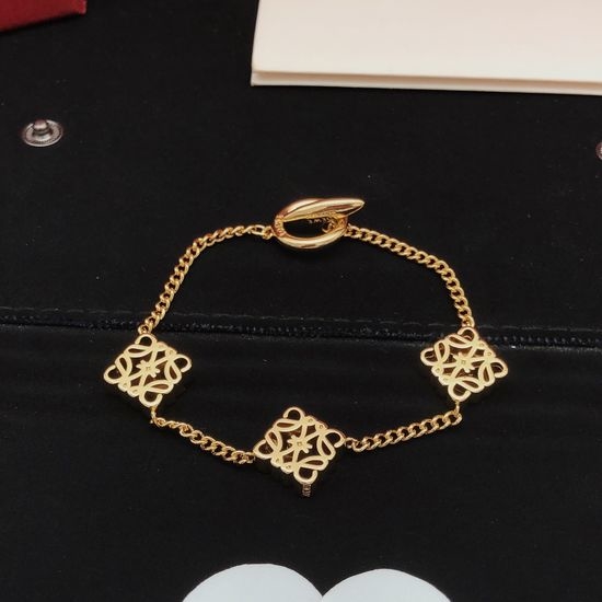 Loewe Classic Brass Wrist Bracelet