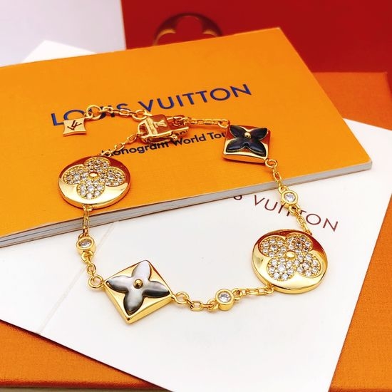Louis Vuitton LV Gray Mother-of-Pearl Bracelet