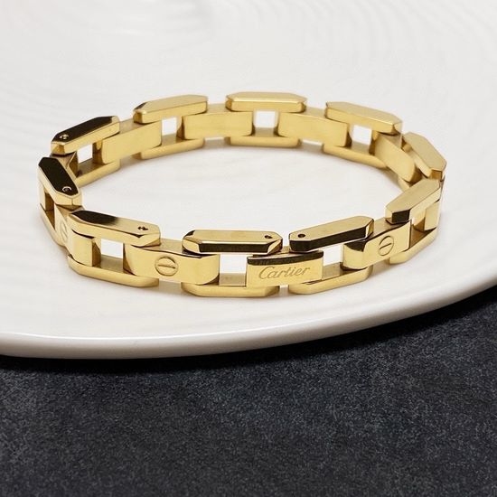 Cartier Stainless Steel Adjustable Chain Bracelet