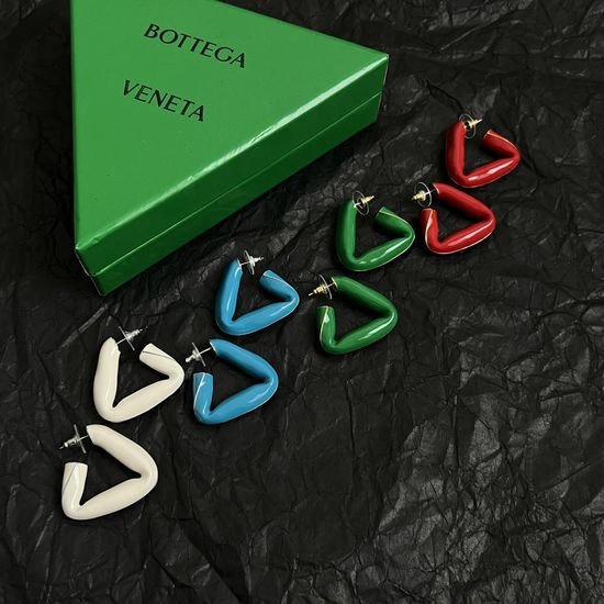 Bottega Veneta BV Classic Design Metallic Earrings
