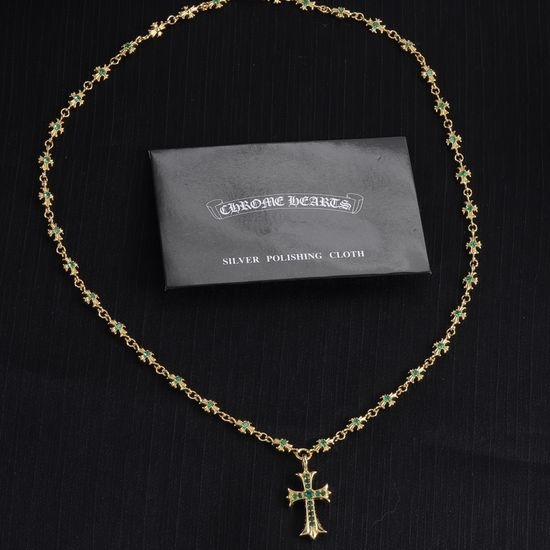 Chrome Hearts Classic Cross Decor Fashion Necklace