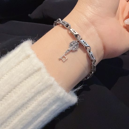 Chrome Hearts Vintage Cross Pattern Bracelet Fine Workmanship