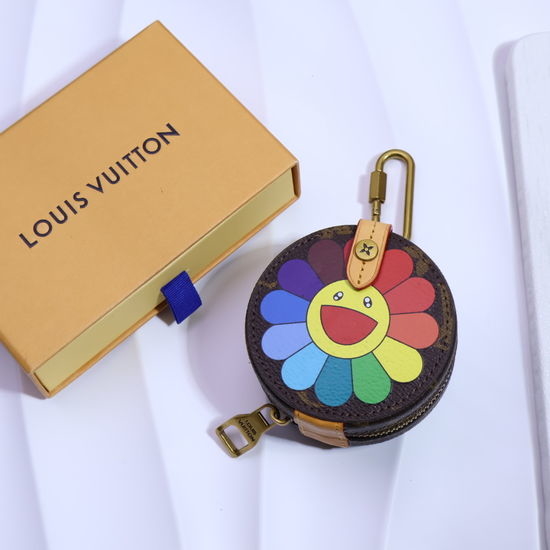 Louis Vuitton LV Classic Pattern Box Keychain Bag Charm