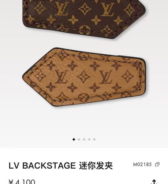 Louis Vuitton LV Retro Unique Design Hair Clips Set