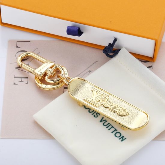 Louis Vuitton LV Skateboard Shape Metal Keychain