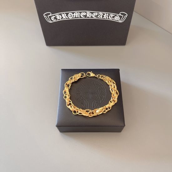 Chrome Hearts Classic Smooth Chain Bracelet
