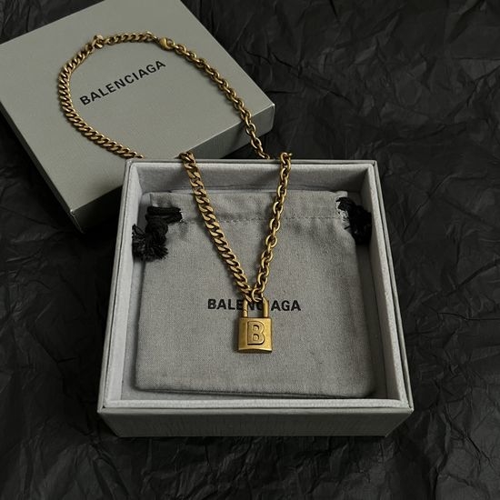 Balenciaga Vintage Retro Necklace Delicate Accessory