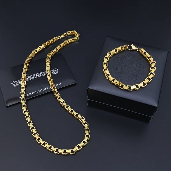Chrome Hearts Classic Retro Handcrafted Pendant Necklace
