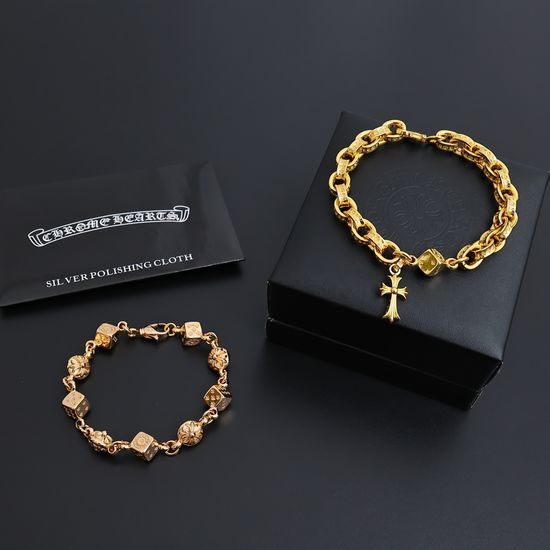 Chrome Hearts Classic Vintage Style Bracelet
