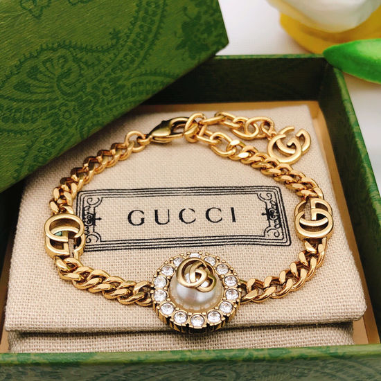 Gucci Sunflower Round Brass Necklace