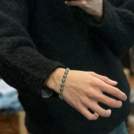 Chrome Hearts Vintage Cross Pattern Bracelet