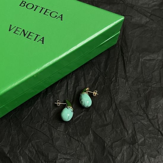 Bottega Veneta BV Elegant Metal Design Earrings
