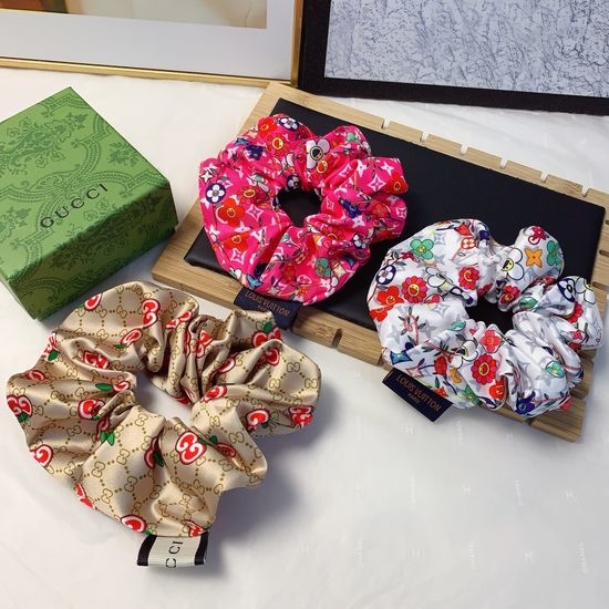 Louis Vuitton LV Sunflower Pattern Hair Scrunchie