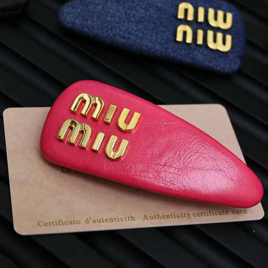 Miu Miu Candy Color Padded Hair Clips