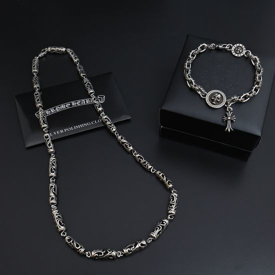 Chrome Hearts Vintage Style Handmade Pendant Necklace